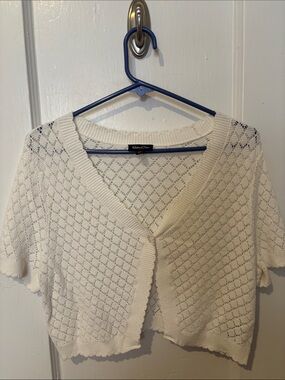Torrid Retro Chic Scallop Edge Button shrug